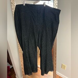Jcrew Sz 24 black lace pants
